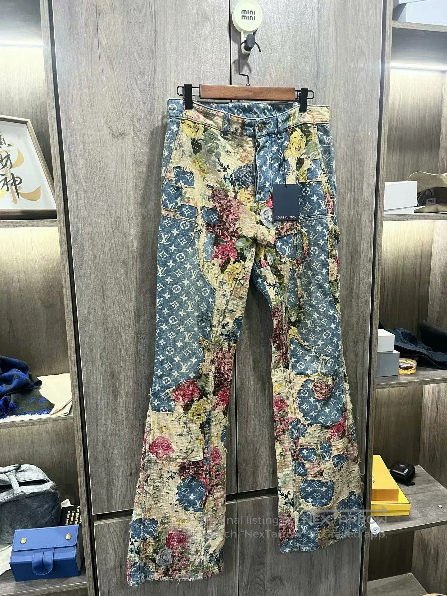 Louis Vuitton louis vuitton floral denim trousers size 30. Size 30" / US 8 / IT 44 - 1 Thumbnail