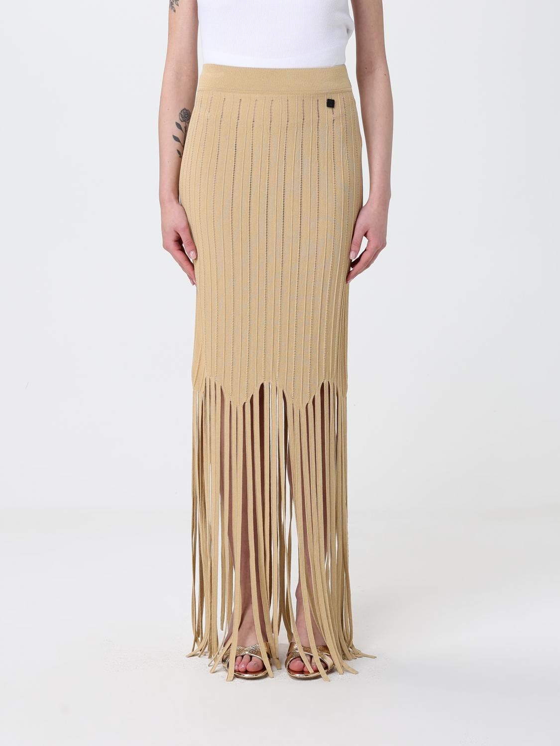 Balmain Balmain Skirt Woman Beige Size 24" / US 00 / IT 34 - 1 Thumbnail