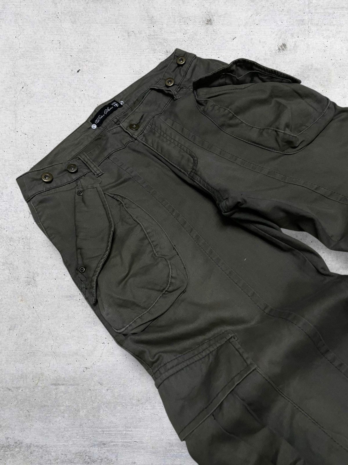 Beauty Beast VINTAGE BIKE STAR JAPAN 90S UTILITY CARGO COMBAT PANT FADED Size US 30 / EU 46 - 8 Thumbnail