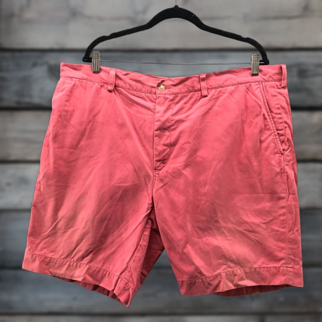 Polo Ralph Lauren Polo Ralph Lauren Classic Fit Chino Shorts Mens 40 Pink Flat Front 9'' Size US L / EU 52-54 / 3 - 1 Thumbnail