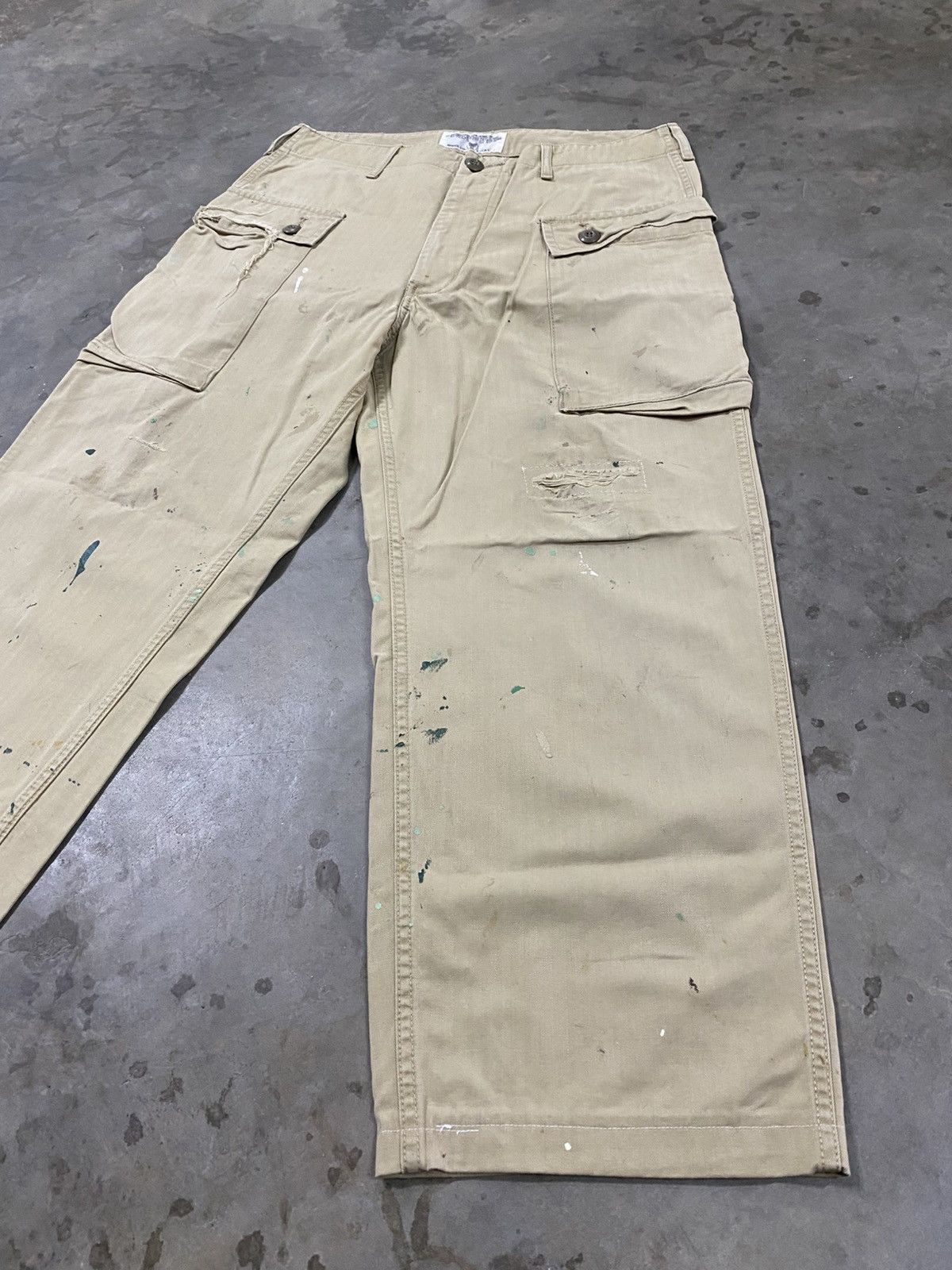 Avirex Avirex Monkey Pant Workwear Distressed @314 Size US 32 / EU 48 - 9 Thumbnail