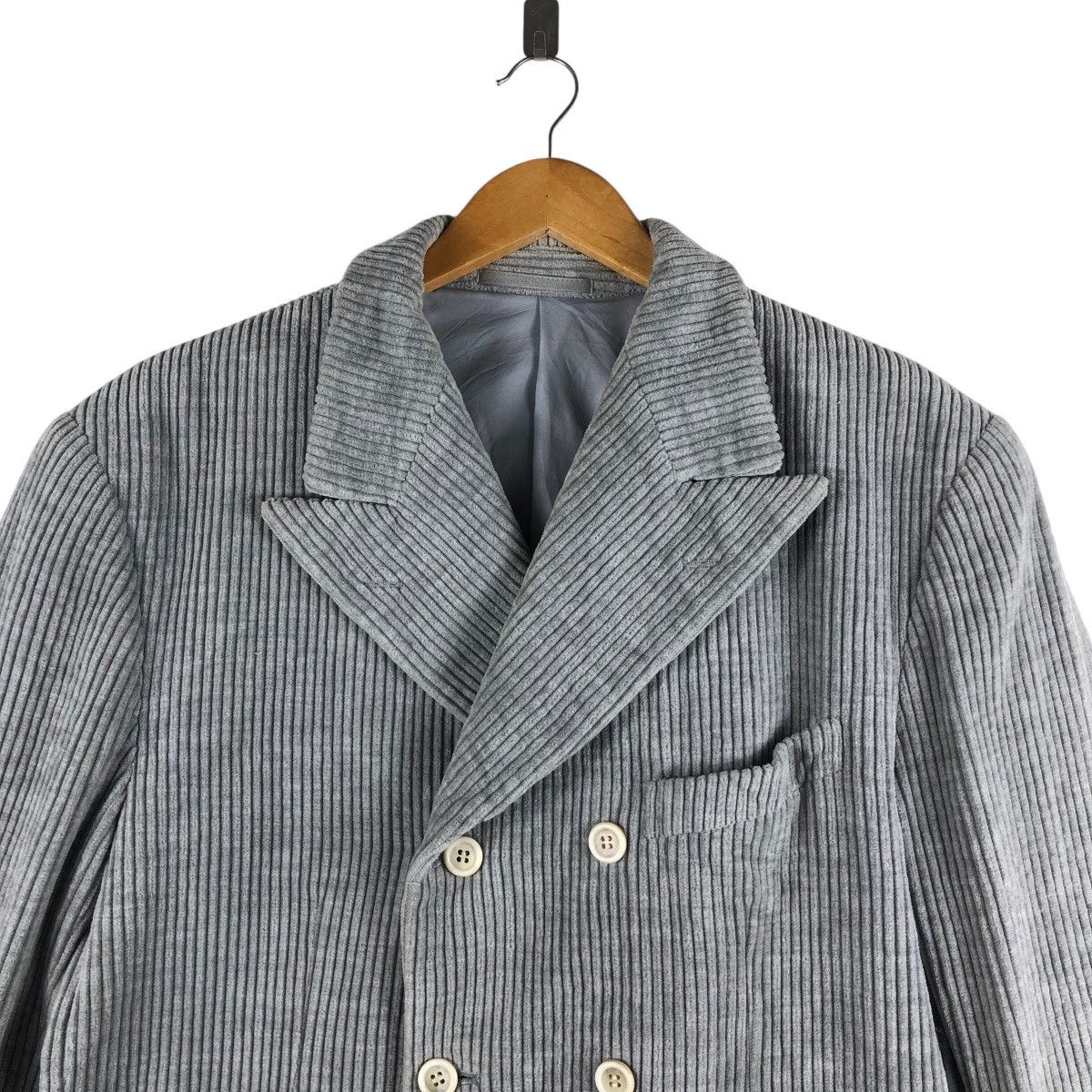 Comme des Garcons Homme Plus CDG Homme Plus Vintage Corduroy Double Breasted Jacket S Size US S / EU 44-46 / 1 - 2 Thumbnail