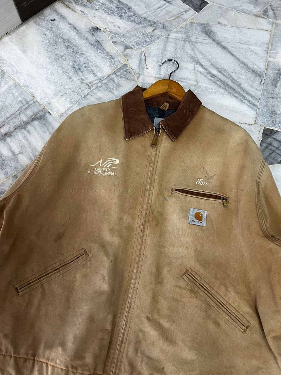 Carhartt × Carhartt Wip Vintage Carhartt Detroit Flannel Core Jacket Sun Faded Size US XL / EU 56 / 4 - 7 Thumbnail