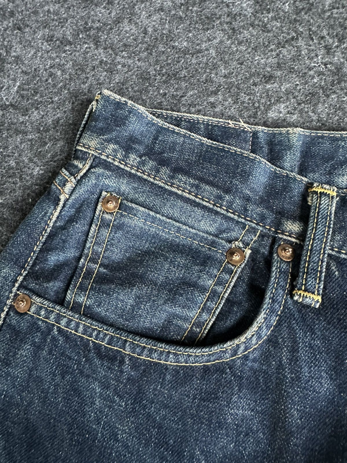 Edwin Vintage Edwin 505 Selvedge Washed Denim 29x32 D839 Size US 29 - 10 Thumbnail