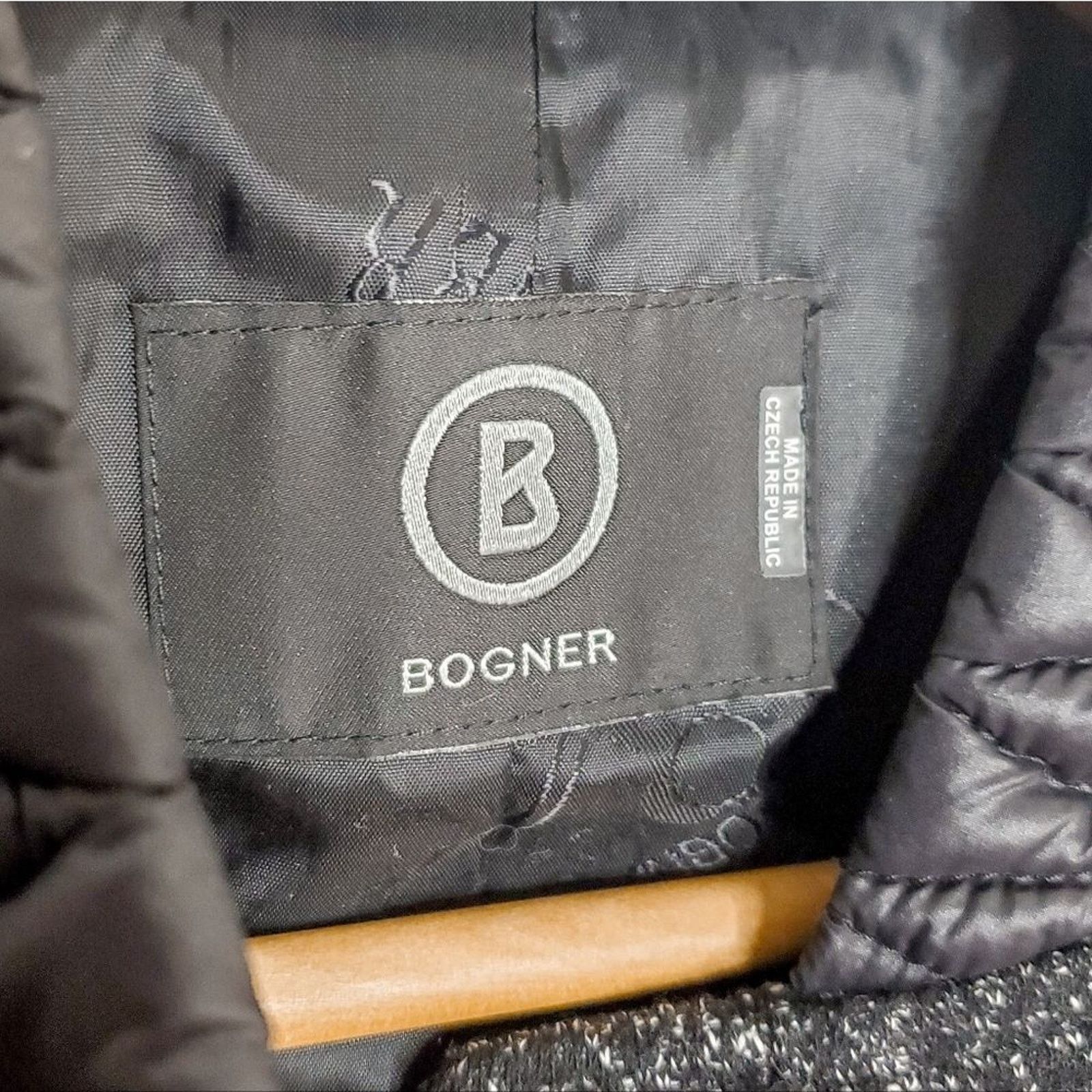 Bogner Bogner Laurette Black White Zip Up Wool Sleek Jacket Size 12 Size XL / US 12-14 / IT 48-50 - 6 Thumbnail