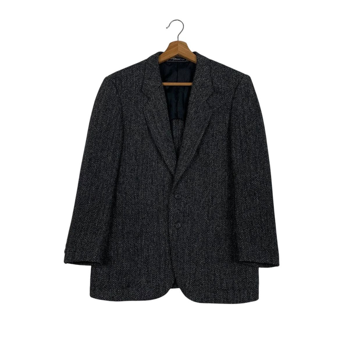 Harris Tweed Luneel x Harris Tweed HerringboneWool Casual Jacket Size US M / EU 48-50 / 2 - 1 Thumbnail