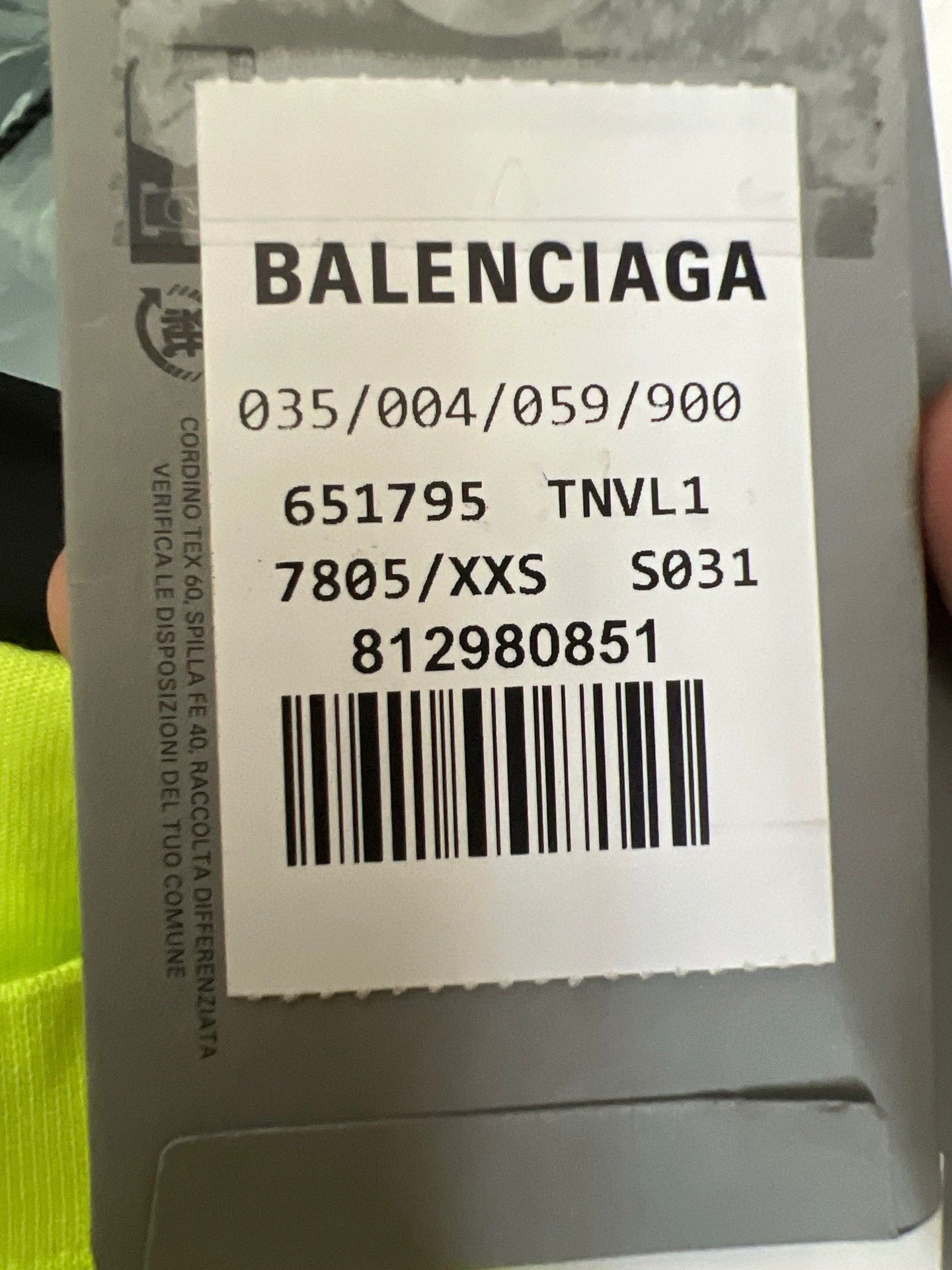 Balenciaga bright yellow balenciaga graphic t-shirt Size US XXS / EU 40 - 8 Thumbnail