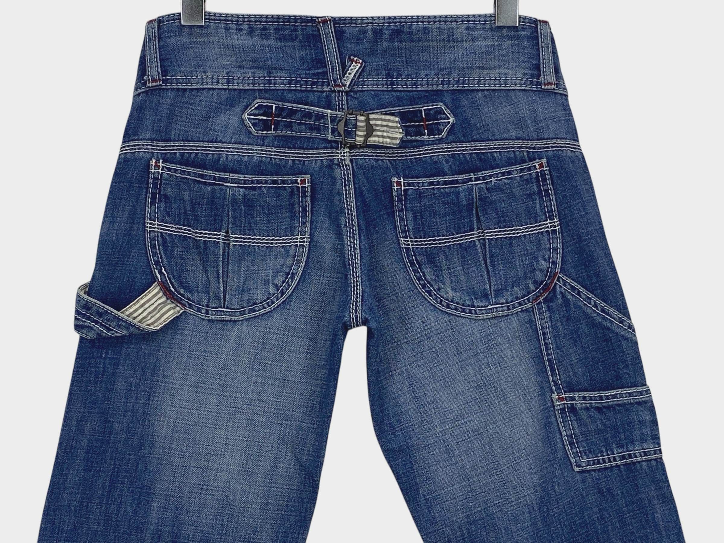 Japanese Brand Homesuckle Pants Carpenter Pants Buckle Back Pants Size US 29 - 5 Thumbnail