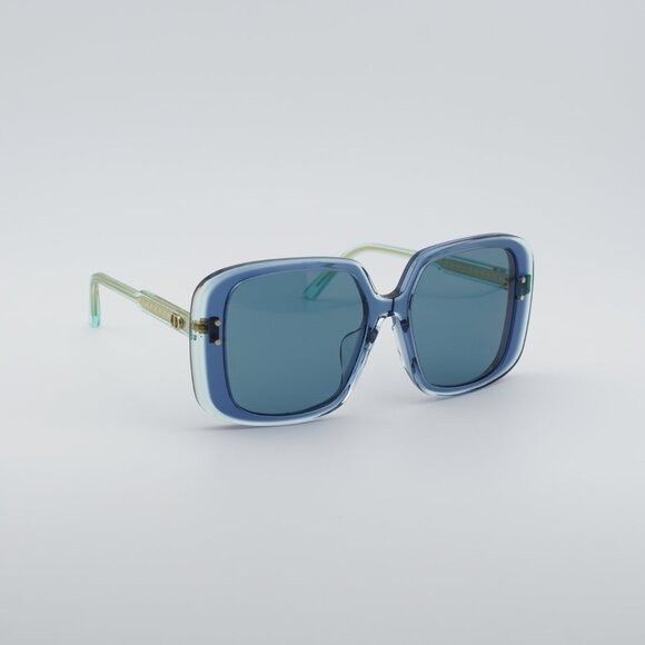 Dior Dior DIORHIGHLIGHT S3F 30B0 Sunglasses Shiny Blue Square Size ONE SIZE - 5 Thumbnail