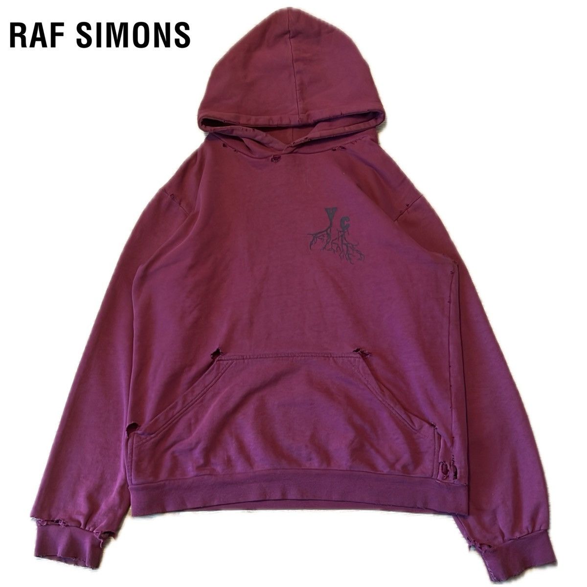 Raf Simons × Raf by Raf Simons Raf Simons AW2002 Virginia Creeper “Roots” Hoodie Size US M / EU 48-50 / 2 - 1 Thumbnail