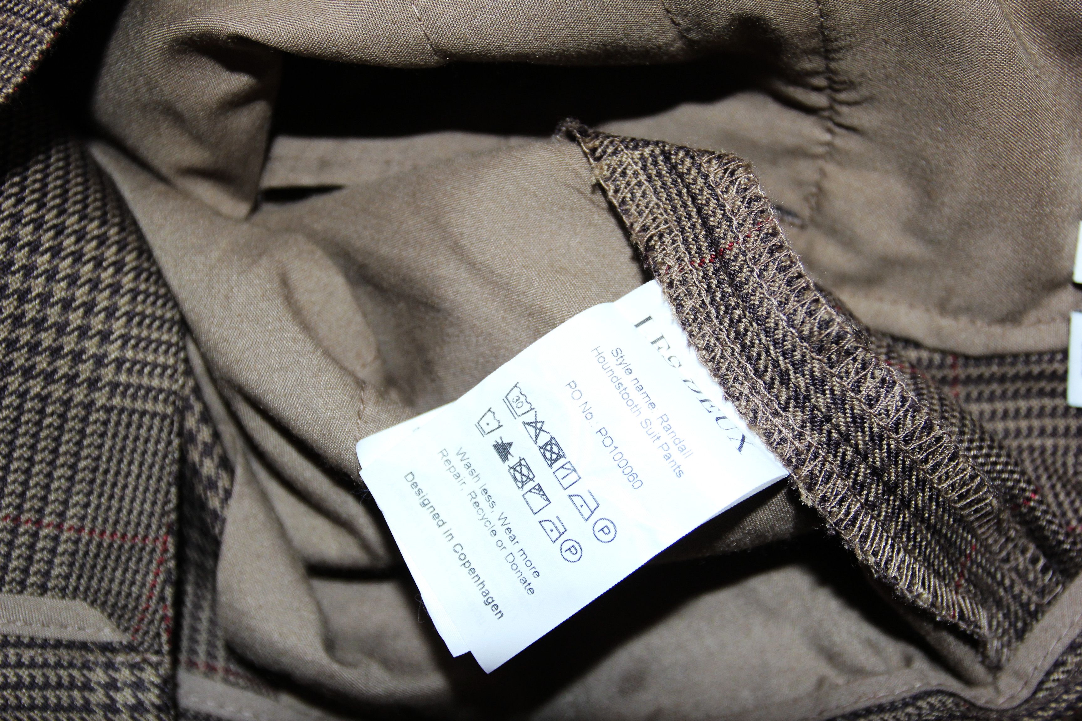 Les Deux BNWT AW25 LES DEUX RANDALL HOUNDSTOOTH SUIT PANTS 34 Size US 34 / EU 50 - 11 Thumbnail