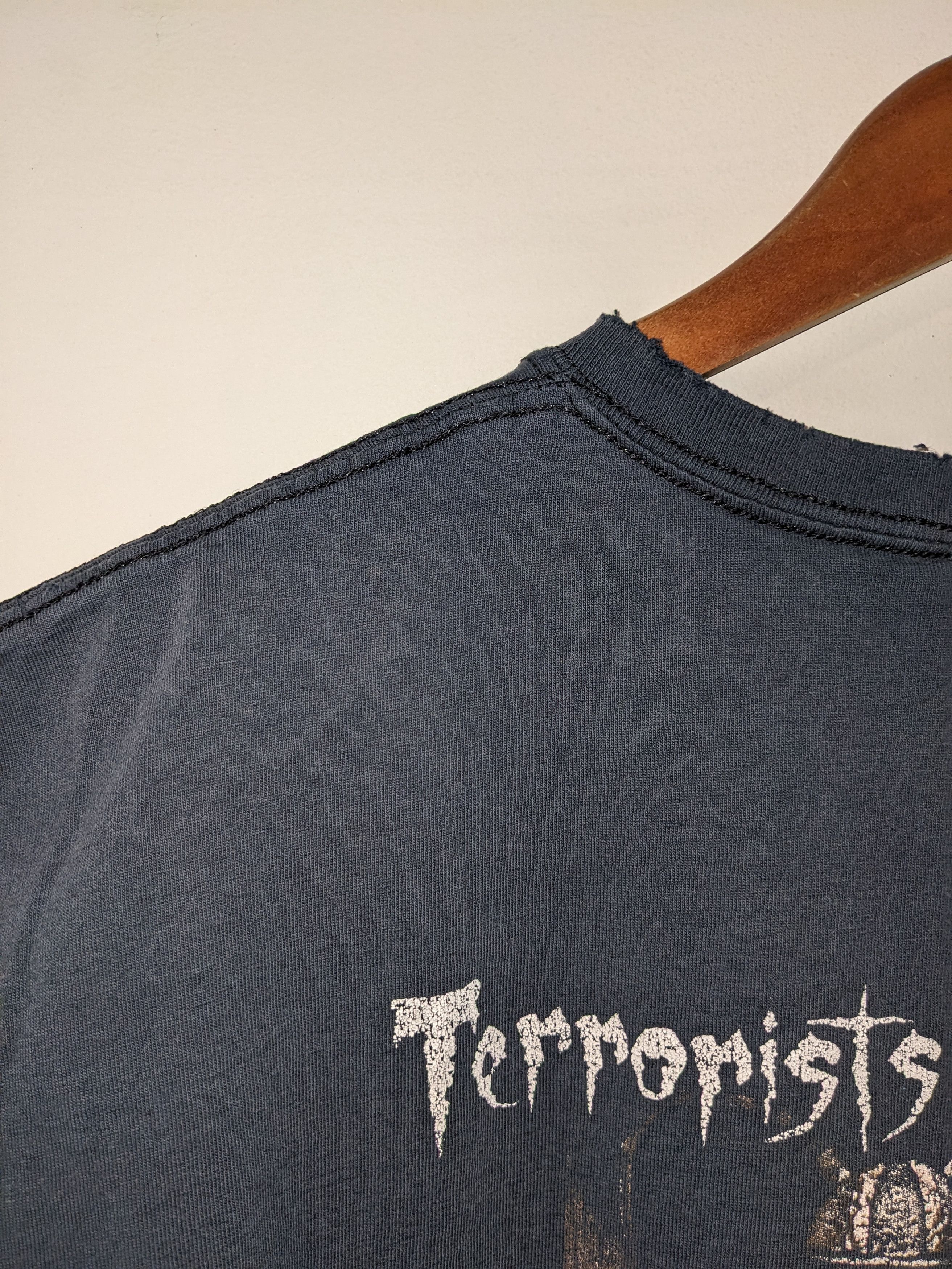 Vintage Vintage Y2K Death Row Motorcycle Terrorists Wanted T-Shirt Size US L / EU 52-54 / 3 - 5 Thumbnail