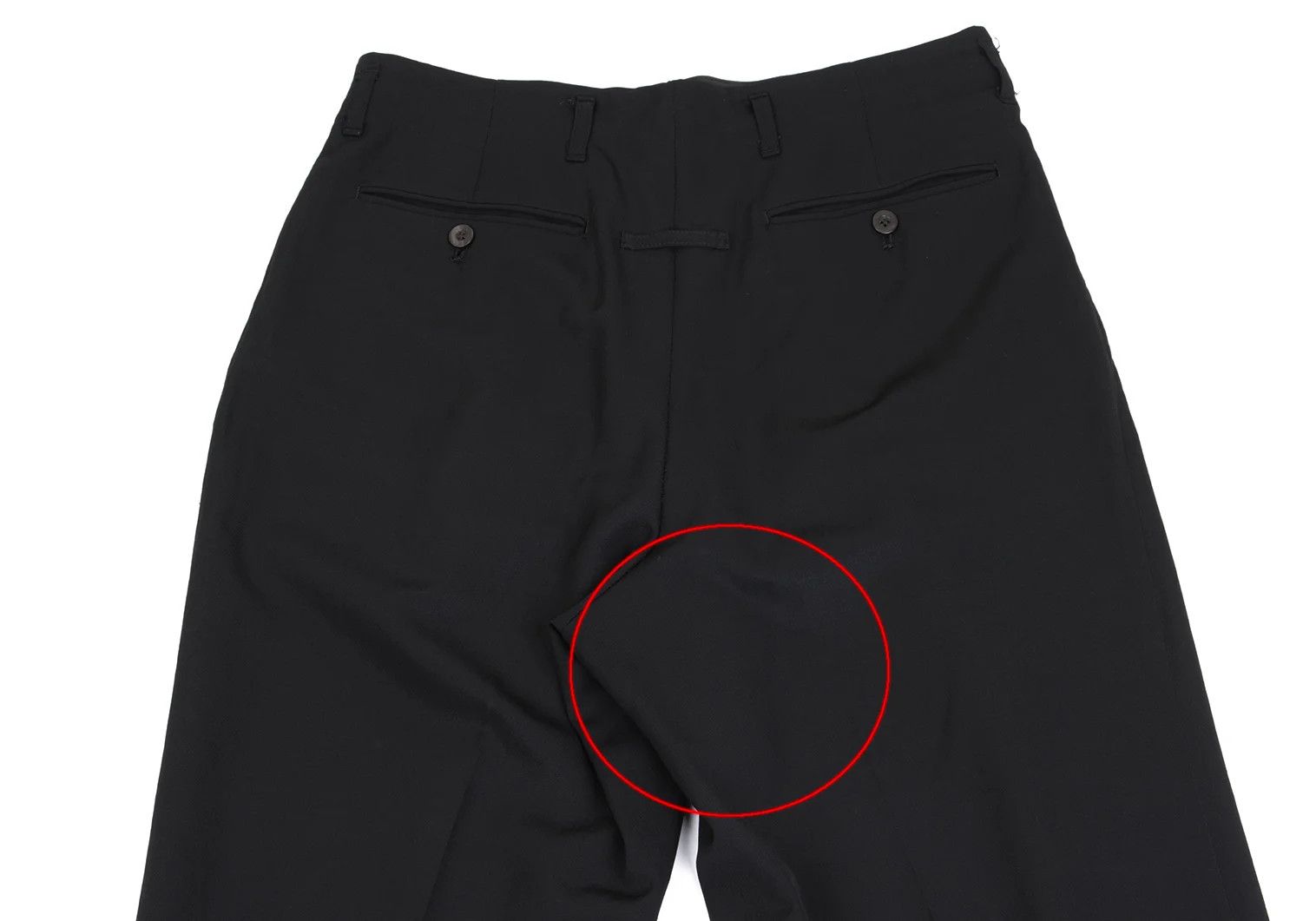 Jean Paul Gaultier Wool Tapered Pants in Black Size 50 Size US 34 / EU 50 - 14 Thumbnail