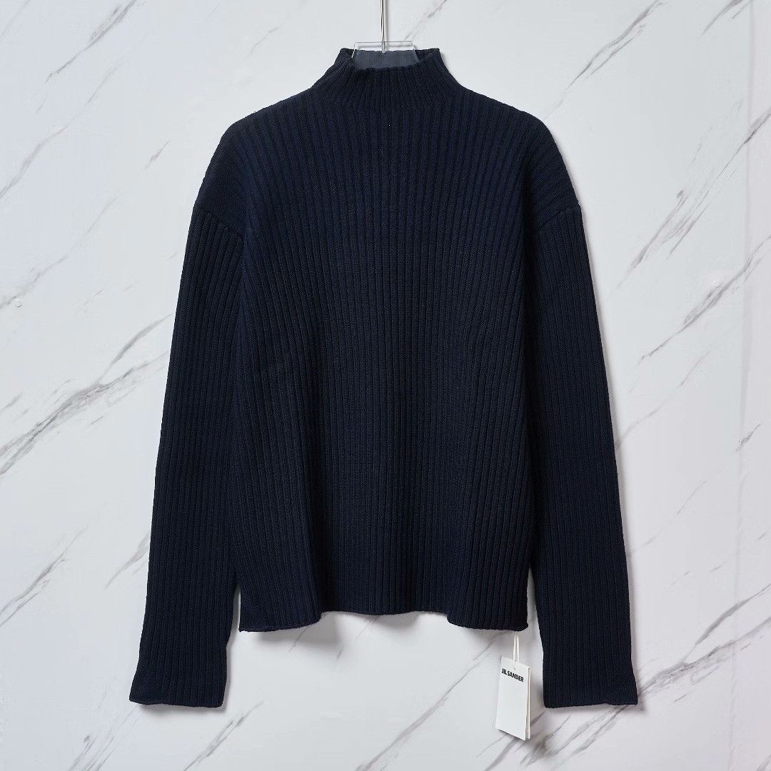 Jil Sander Jil Sander Men's Turtleneck Wool Sweater Size US M / EU 48-50 / 2 - 1 Thumbnail