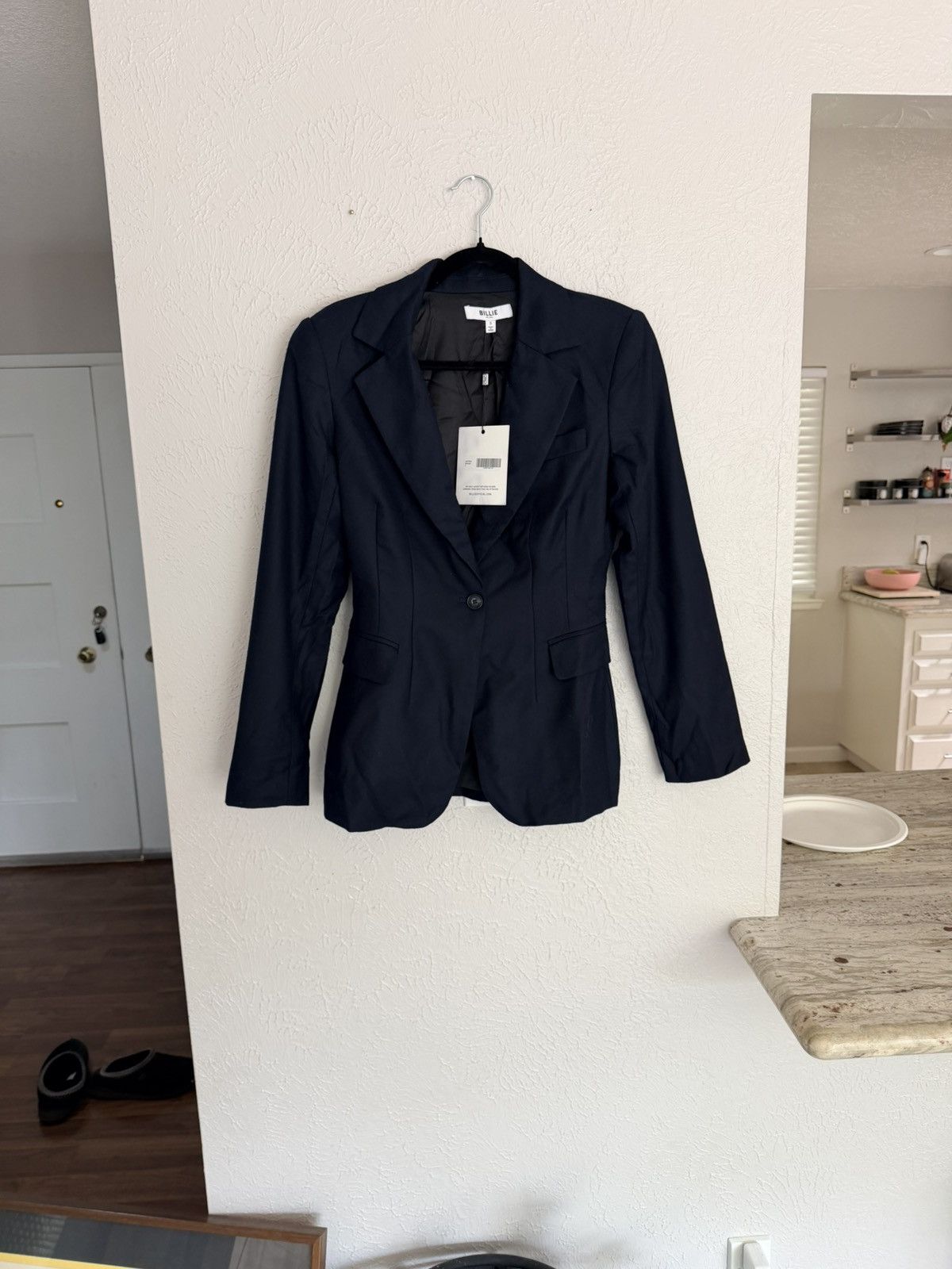 Other Billie the label Jamie blazer midnight blue jacker NWT S Size S / US 4 / IT 40 - 6 Thumbnail