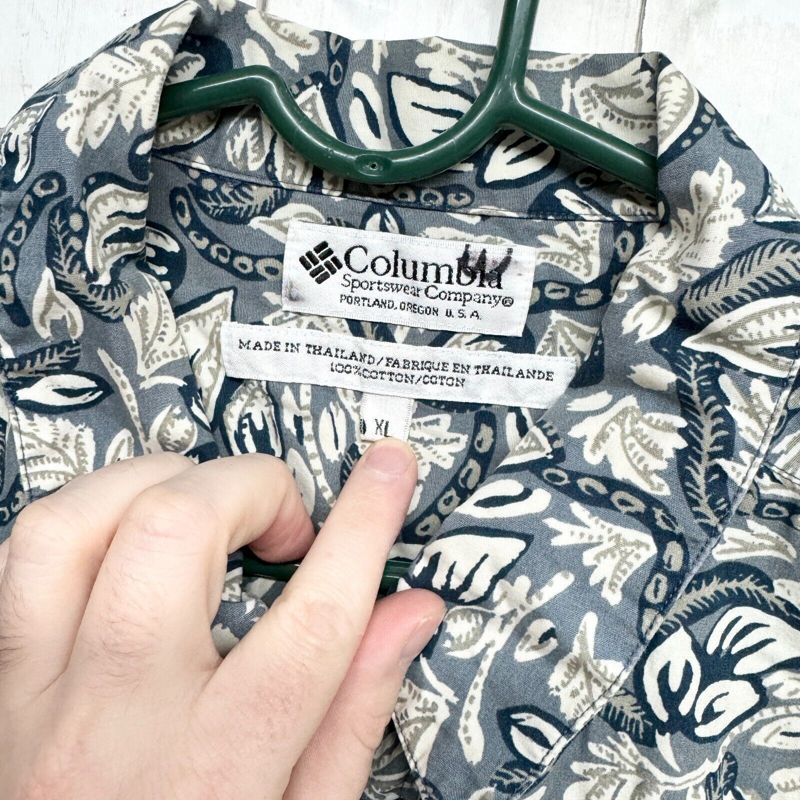 Columbia Vtg Columbia Button Up XL Tropical Fish Short Sleeve Size US XL / EU 56 / 4 - 2 Thumbnail