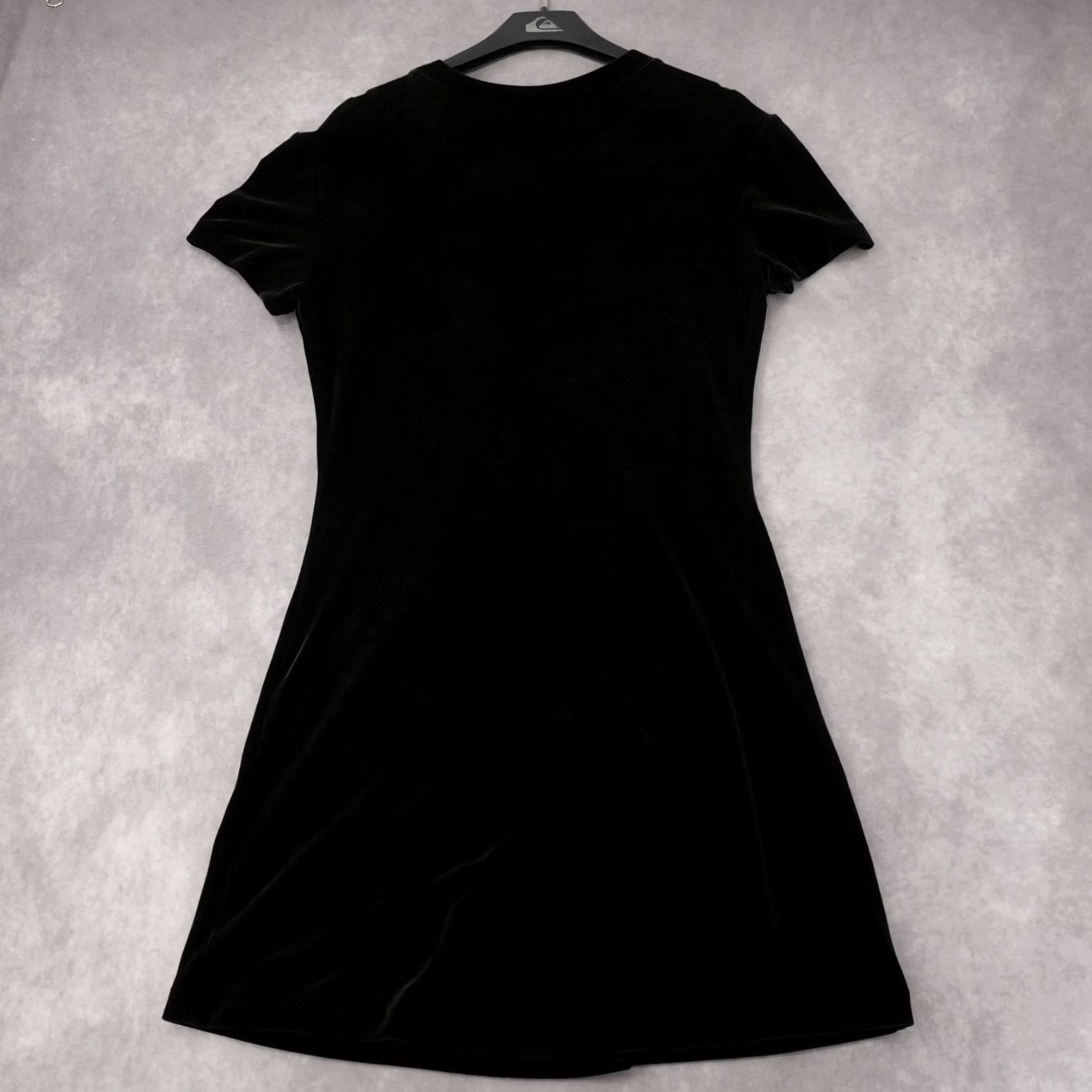short black off the shoulder dress Lace Mini Cocktail EU38 / Black color:BLUE - LIGHT BLUE graphic frame for the shoes The Black Square Neck
