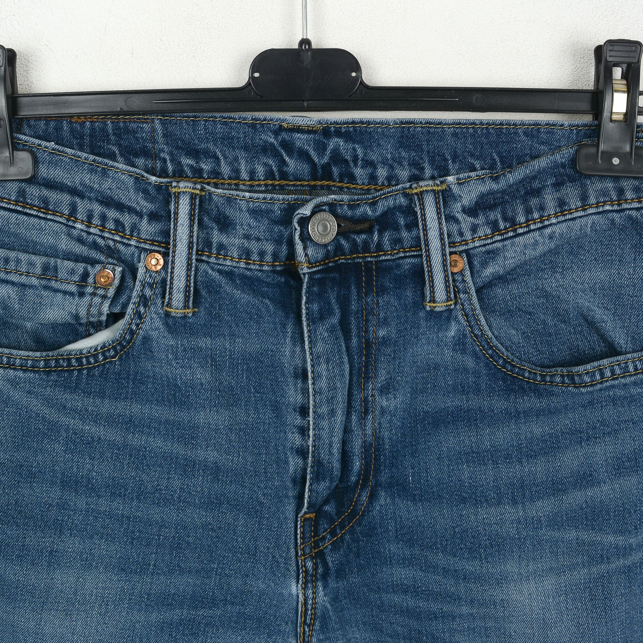Levi's 512 Mens W31 L32 Slim Fit Tapered Jeans Denim Pants Trousers Size US 31 - 2 Thumbnail