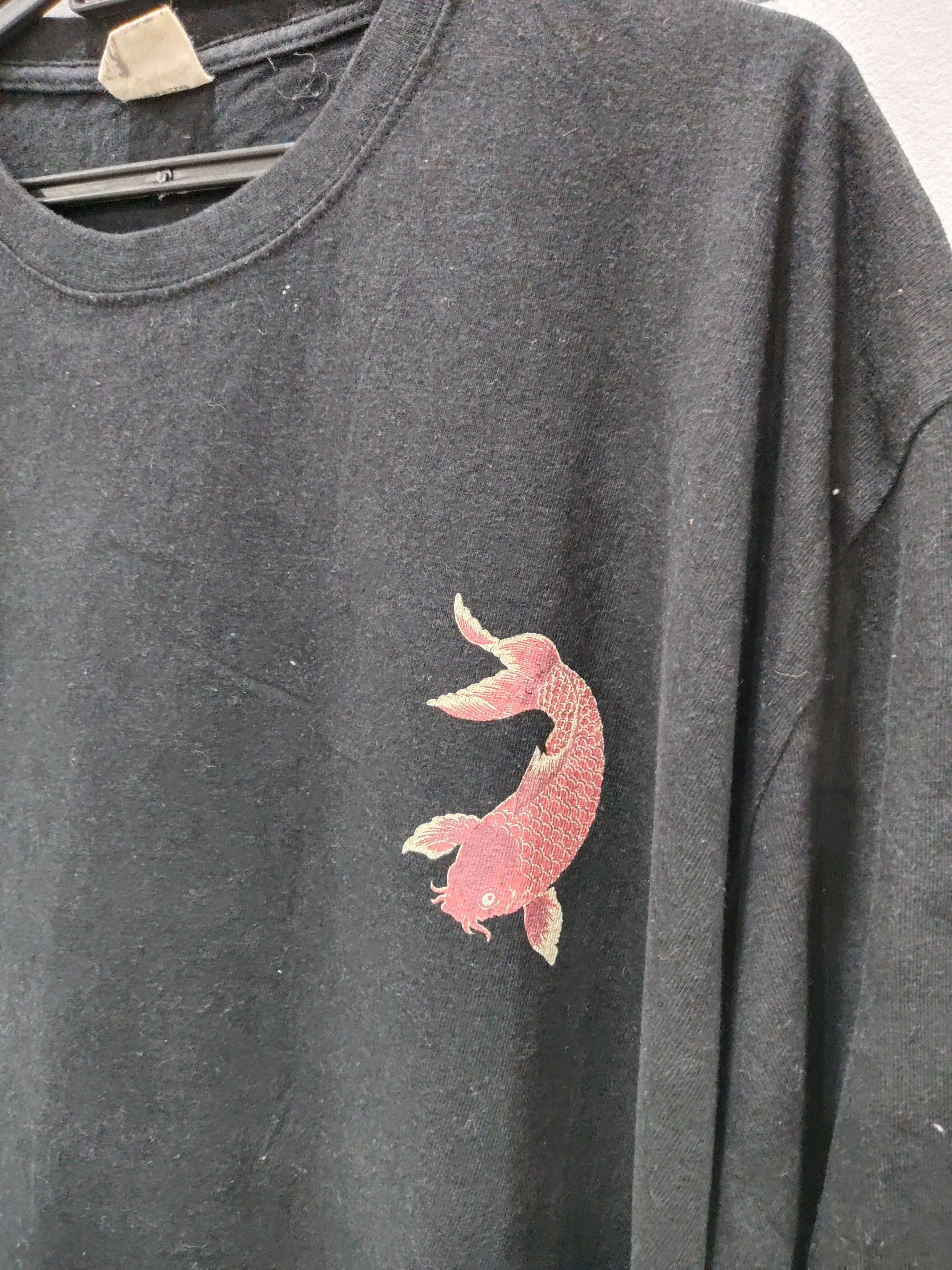 Japanese Brand × Vintage Vintage Fish Koi Sukajan Long Sleeve Tshirt Size US XL / EU 56 / 4 - 3 Thumbnail