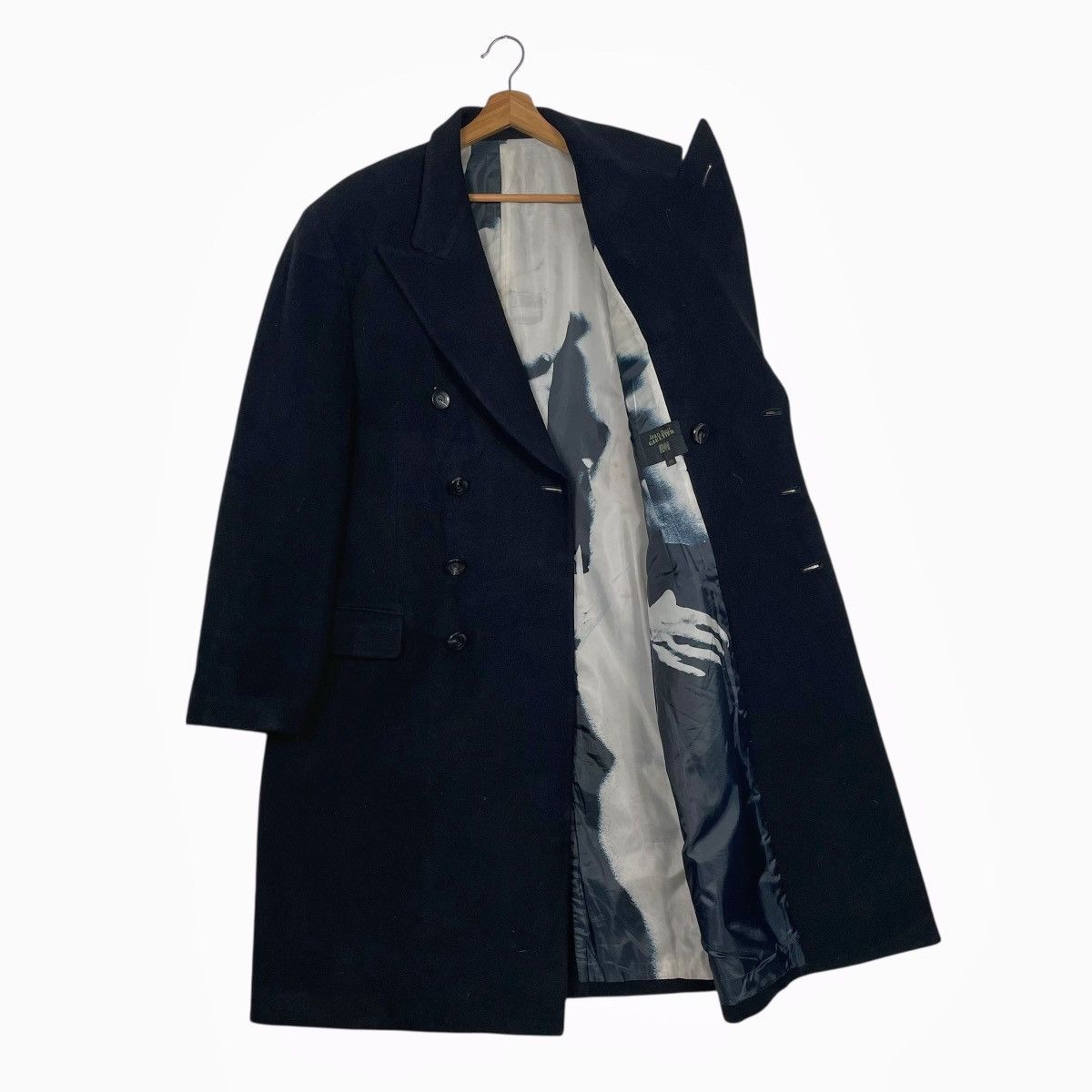 Jean Paul Gaultier Jean Paul Gaultier Homme Double Breasted Wool Overcoat Size US M / EU 48-50 / 2 - 11 Thumbnail