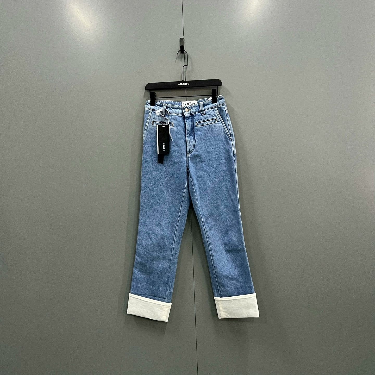 Loewe LOEWE Cuffed Fisherman Denim Pants Size US 34 / EU 50 - 1 Thumbnail