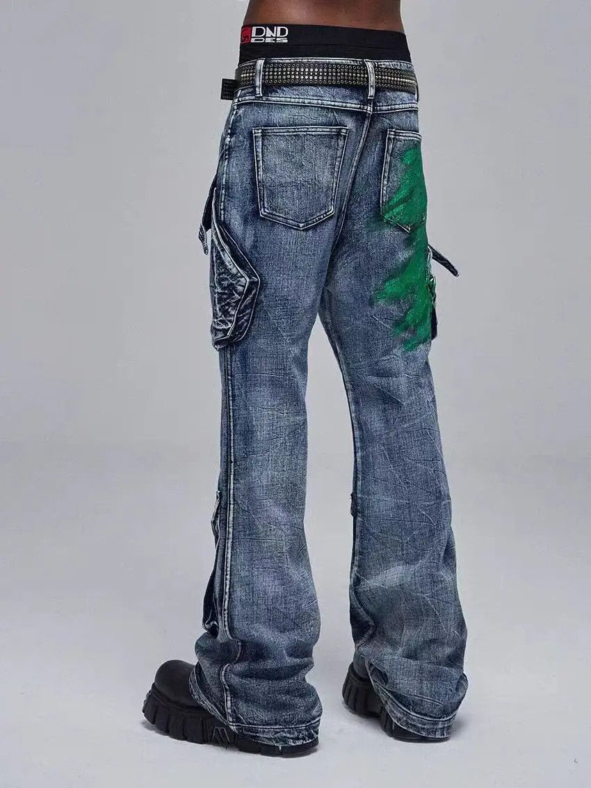 Designer × Japanese Brand Vintage Hip Hop Vibe Street Loose Casual Pants Size US 31 - 4 Thumbnail