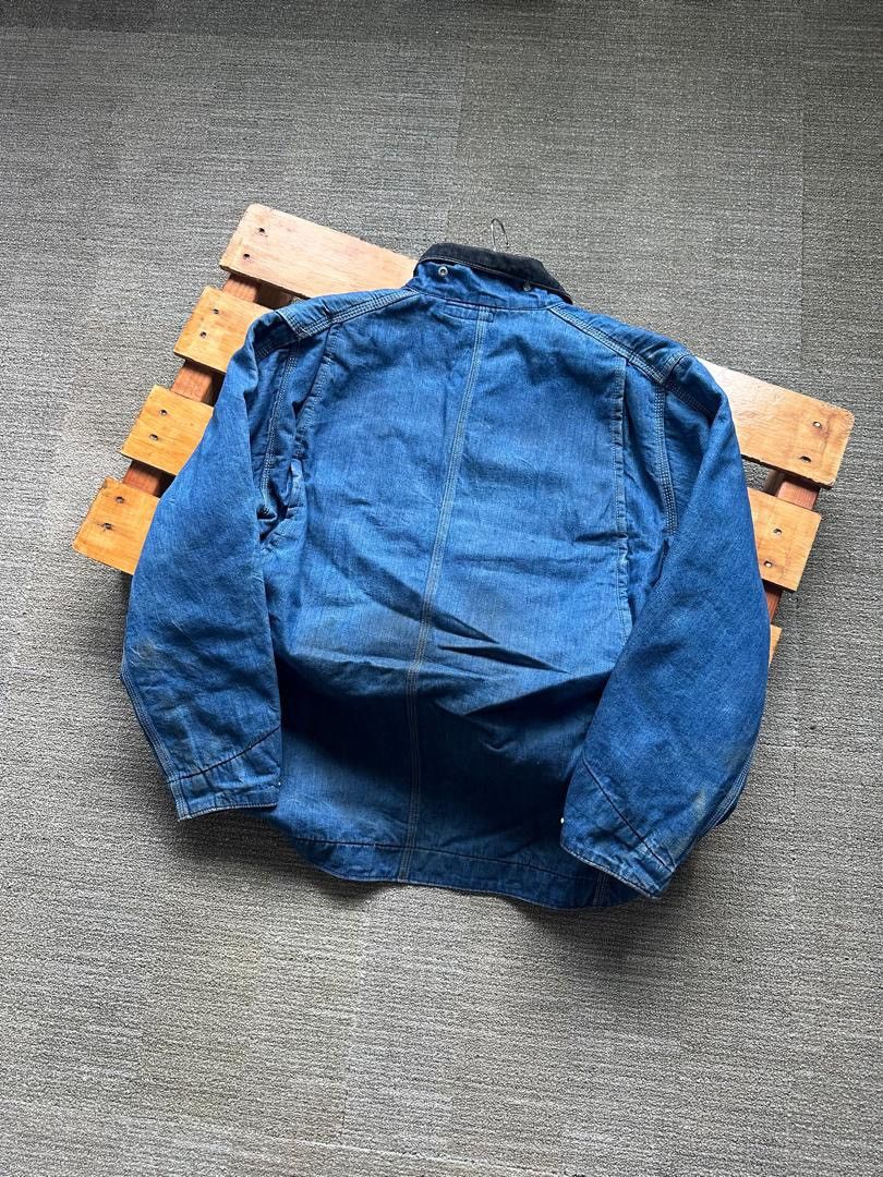 Carhartt VINTAGE CARHARTT DENIM CHORE JACKET Size US L / EU 52-54 / 3 - 2 Thumbnail