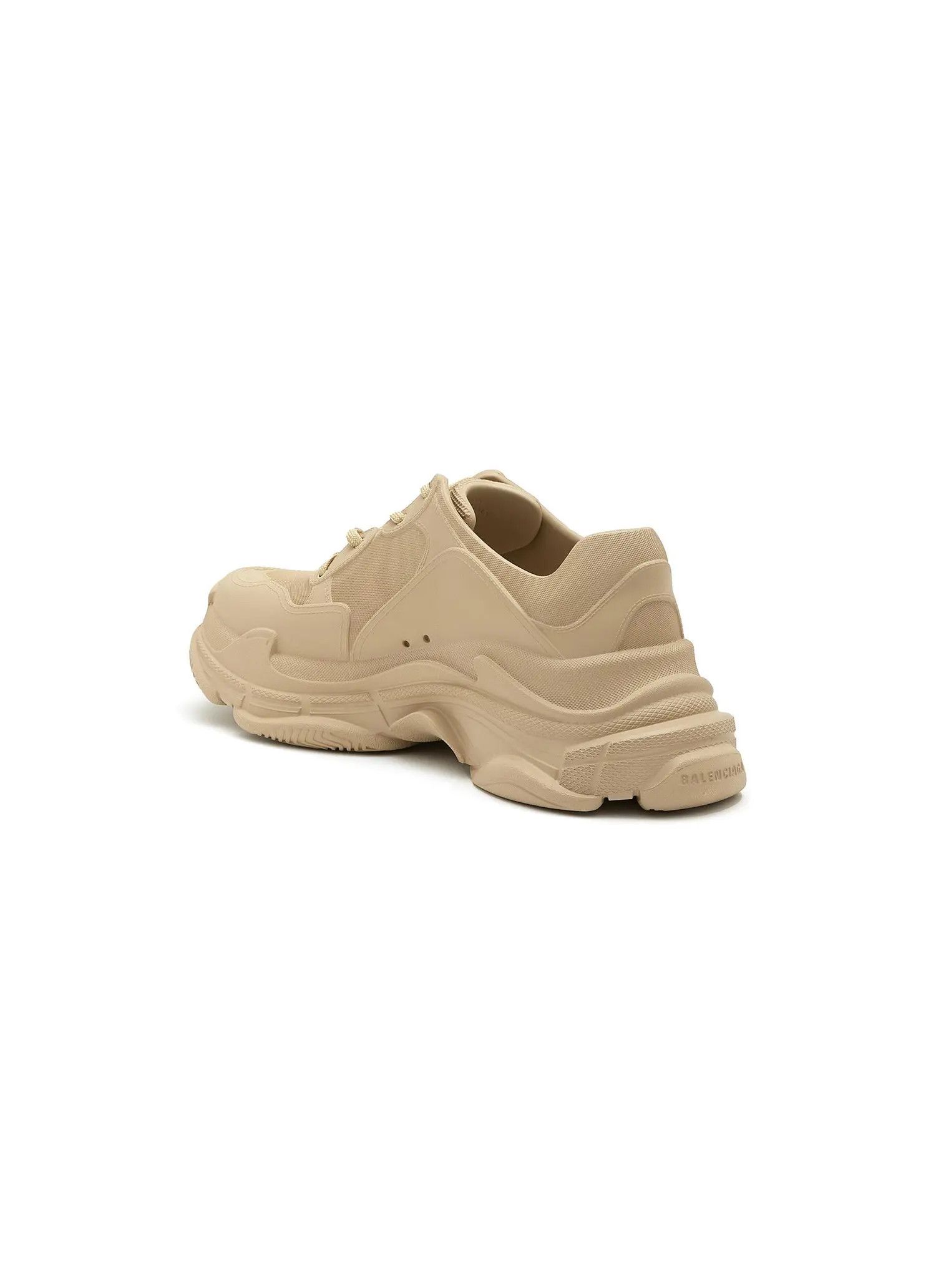 Balenciaga o1mt1gz1224 Triple S Mold Sneakers in Beige Size US 11 / EU 44 - 5 Thumbnail