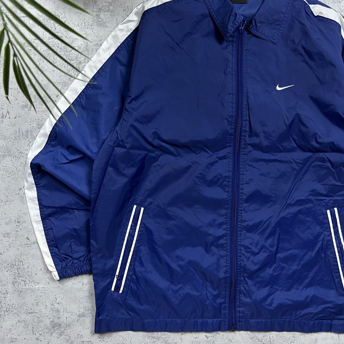 Nike 90s NIKE SWOOSH VINTAGE Y2K OVERSIZED WINDBREAKER JACKET Size US L / EU 52-54 / 3 - 2 Thumbnail