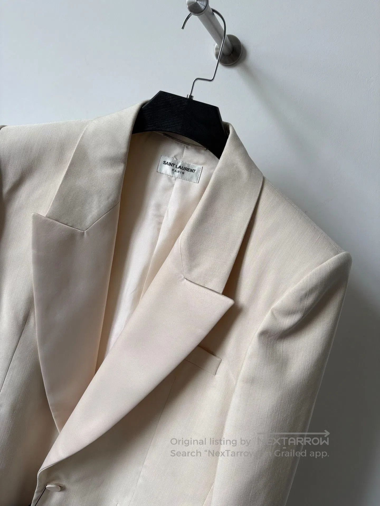 Saint Laurent Paris Saint Laurent Runway Padded Shoulder Blazer. Size US M / EU 48-50 / 2 - 2 Thumbnail