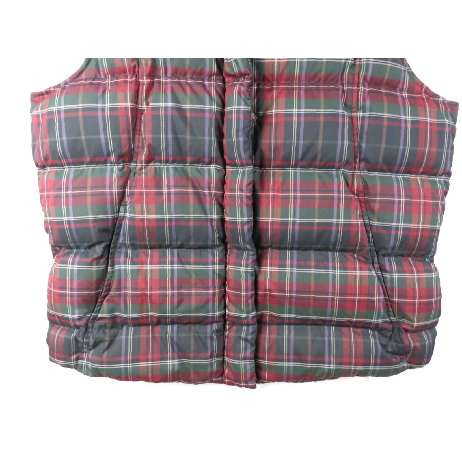 Eddie Bauer Eddie Bauer Vest Women's XL Multicolor Plaid Down Quilted Zip Short Mid-Length Puffer Vest Winter Casual Size XL / US 12-14 / IT 48-50 - 2 Thumbnail