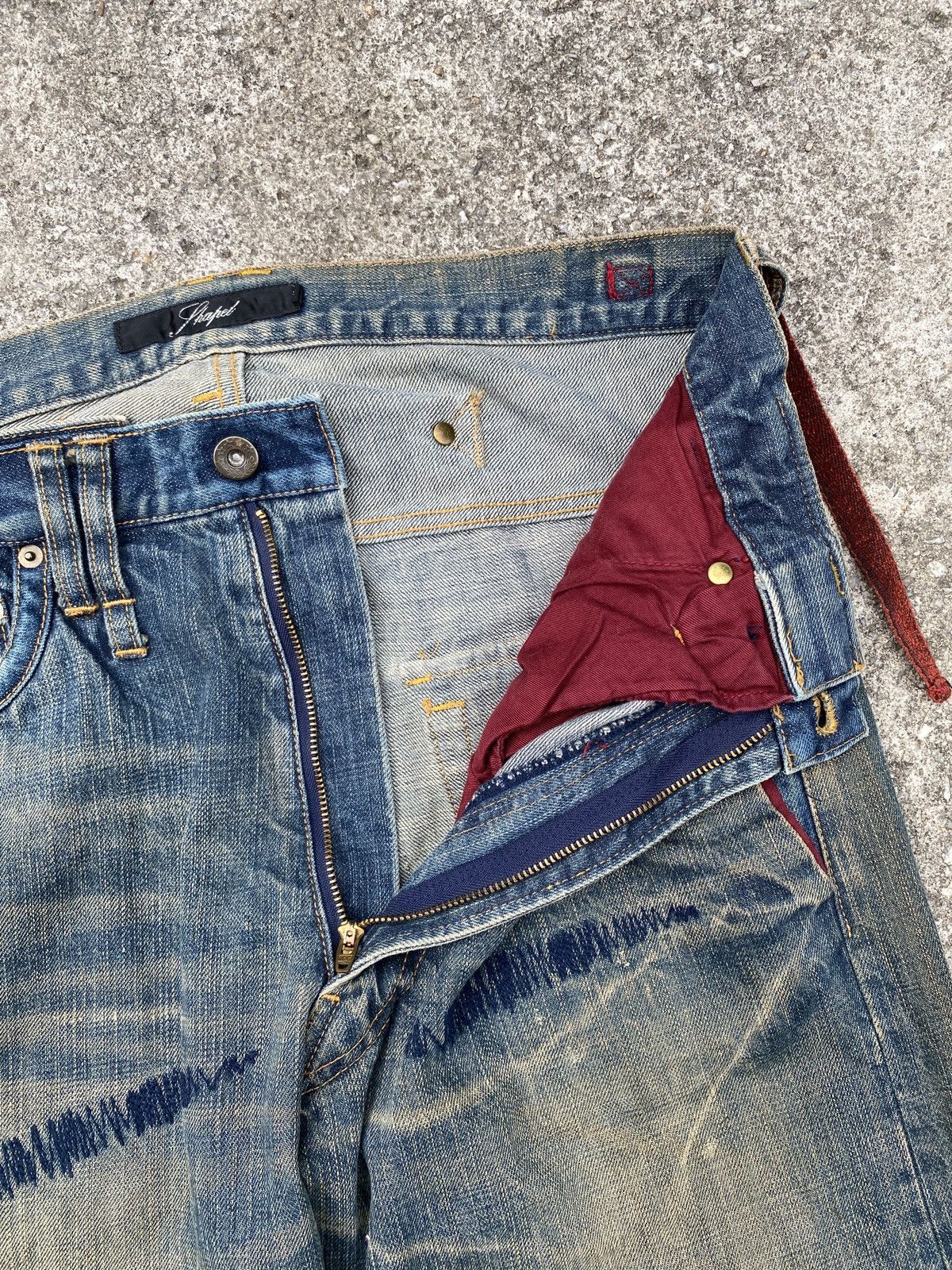 Japanese Brand Shapel Japan Rusty Distressed Denim Size US 32 / EU 48 - 16 Thumbnail