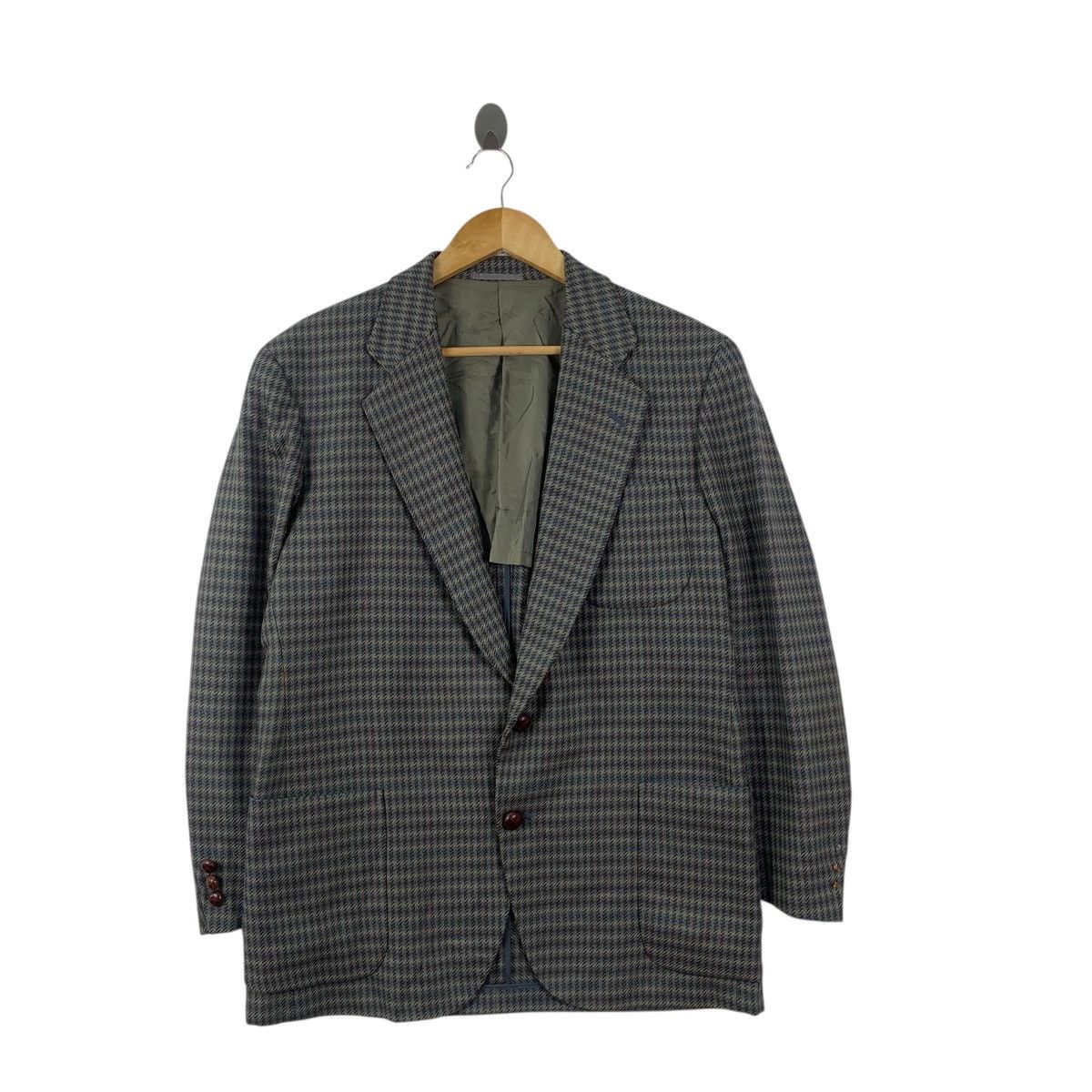 Burberry Vintage 90s BURBERRY LONDON Nova Checks Collection Blazer Size M / US 6-8 / IT 42-44 - 3 Thumbnail