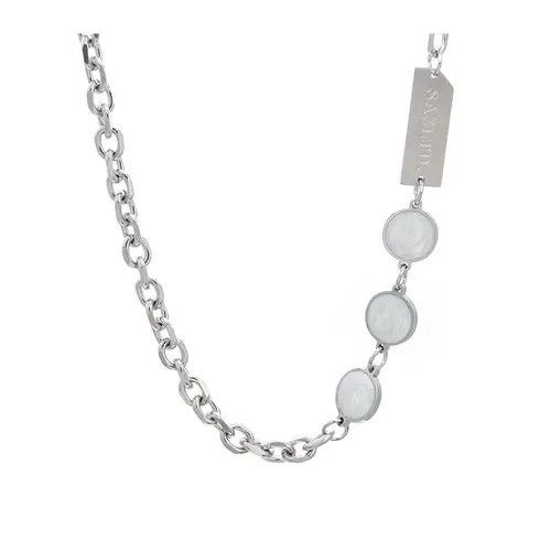 Other Silver Three Circles Men's Necklace Size ONE SIZE - 4 Thumbnail