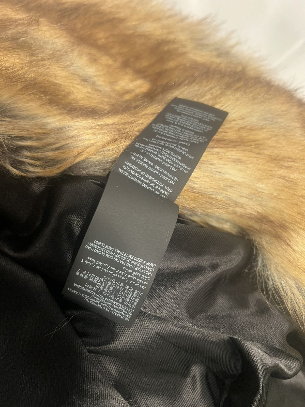 Saint Laurent Paris Saint Laurent men’s faux fur coat. 44/S-XL $12800 Size US S / EU 44-46 / 1 - 11 Thumbnail