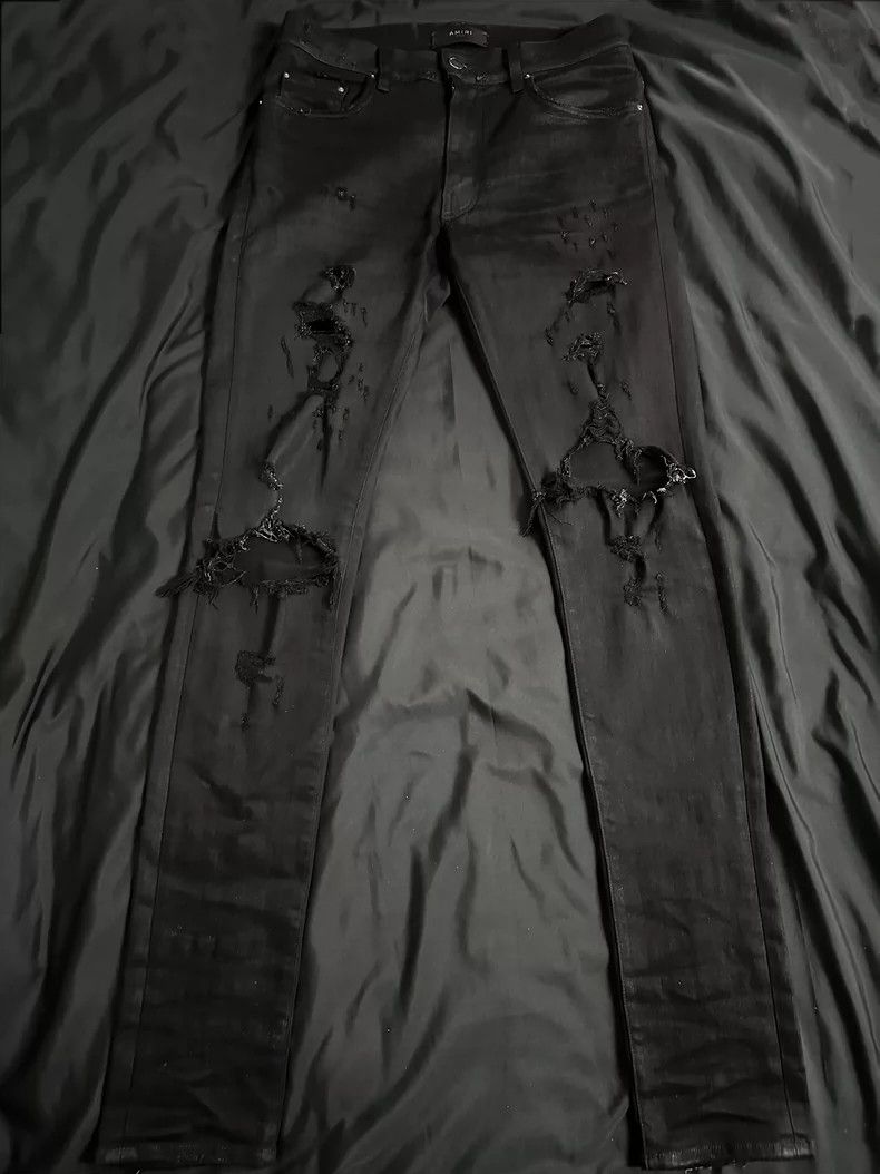 Amiri Amiri 16SS Destroy the coated jeans 2502-Nextarrow Size US 30 / EU 46 - 1 Thumbnail