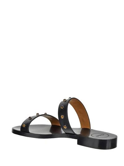 Chloe o1y0825 Leather Slippers in Black Size US 6 / IT 36 - 3 Thumbnail