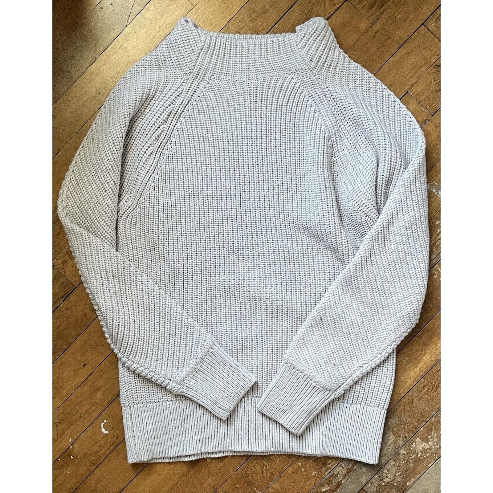 Reiss ✨Reiss Sweater Cable Knit Pullover Mock neck Chunky Imogen Size M / US 6-8 / IT 42-44 - 2 Thumbnail