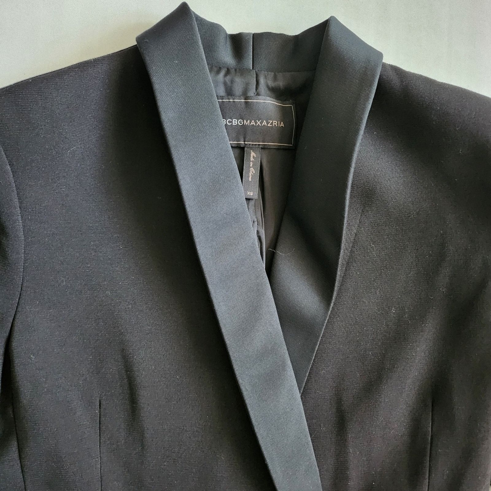 Bcbgmaxazria BCBG MaxAzira fitted black blazer Size XS / US 0-2 / IT 36-38 - 5 Thumbnail