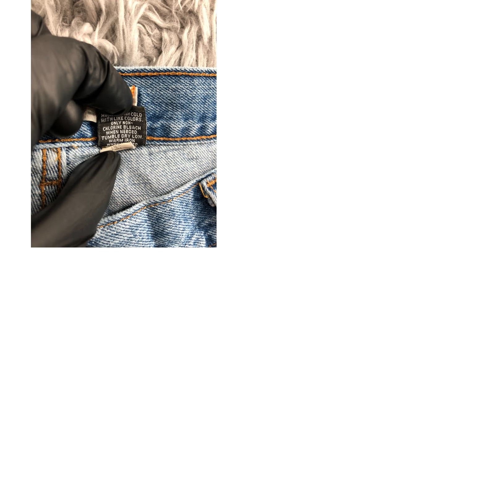 Vintage Urban Pipeline Jeans Straight Mid Rise Denim Blue 40x30 Mens Regular 5-Pocket Built-In Belt Loops Logo Cotton Blend Size US 40 / EU 56 - 9 Thumbnail
