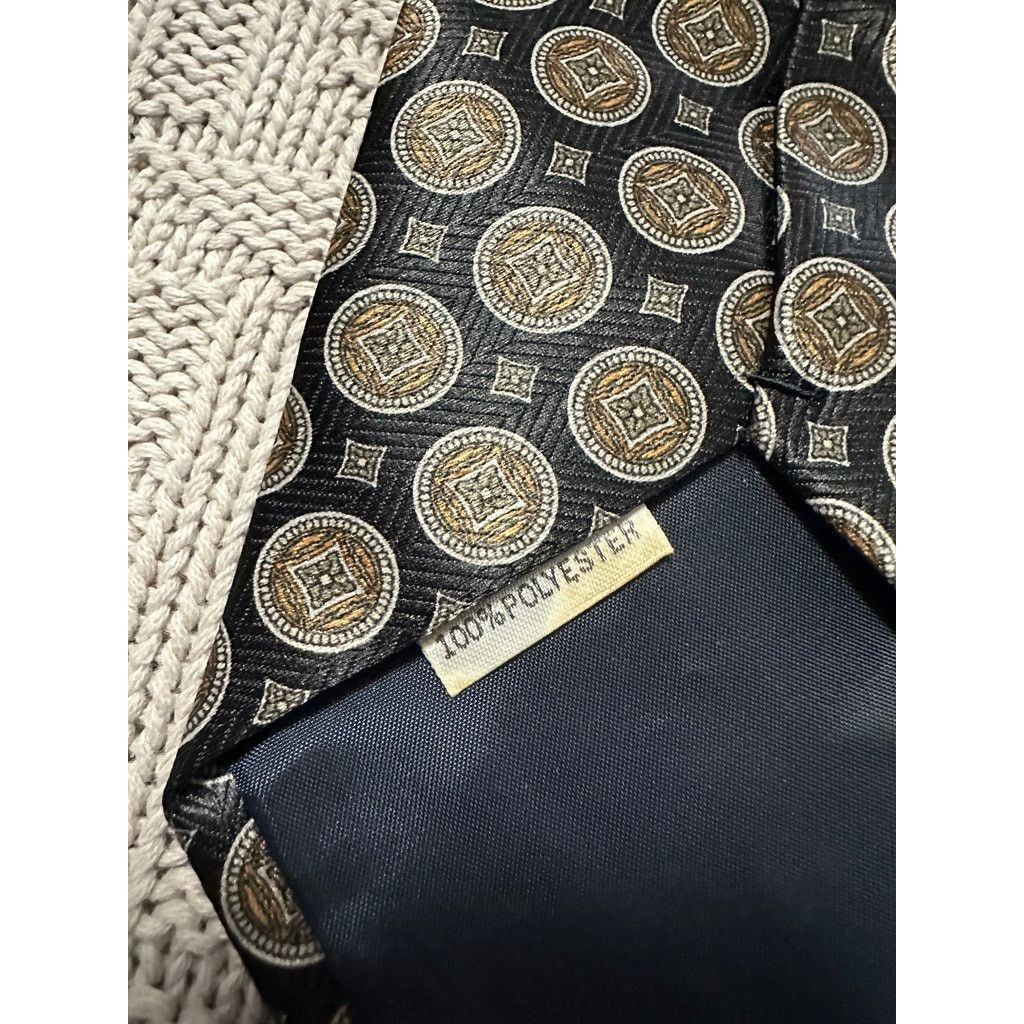 Vintage Vintage Rene Chagal black polyester tie Size ONE SIZE - 5 Thumbnail