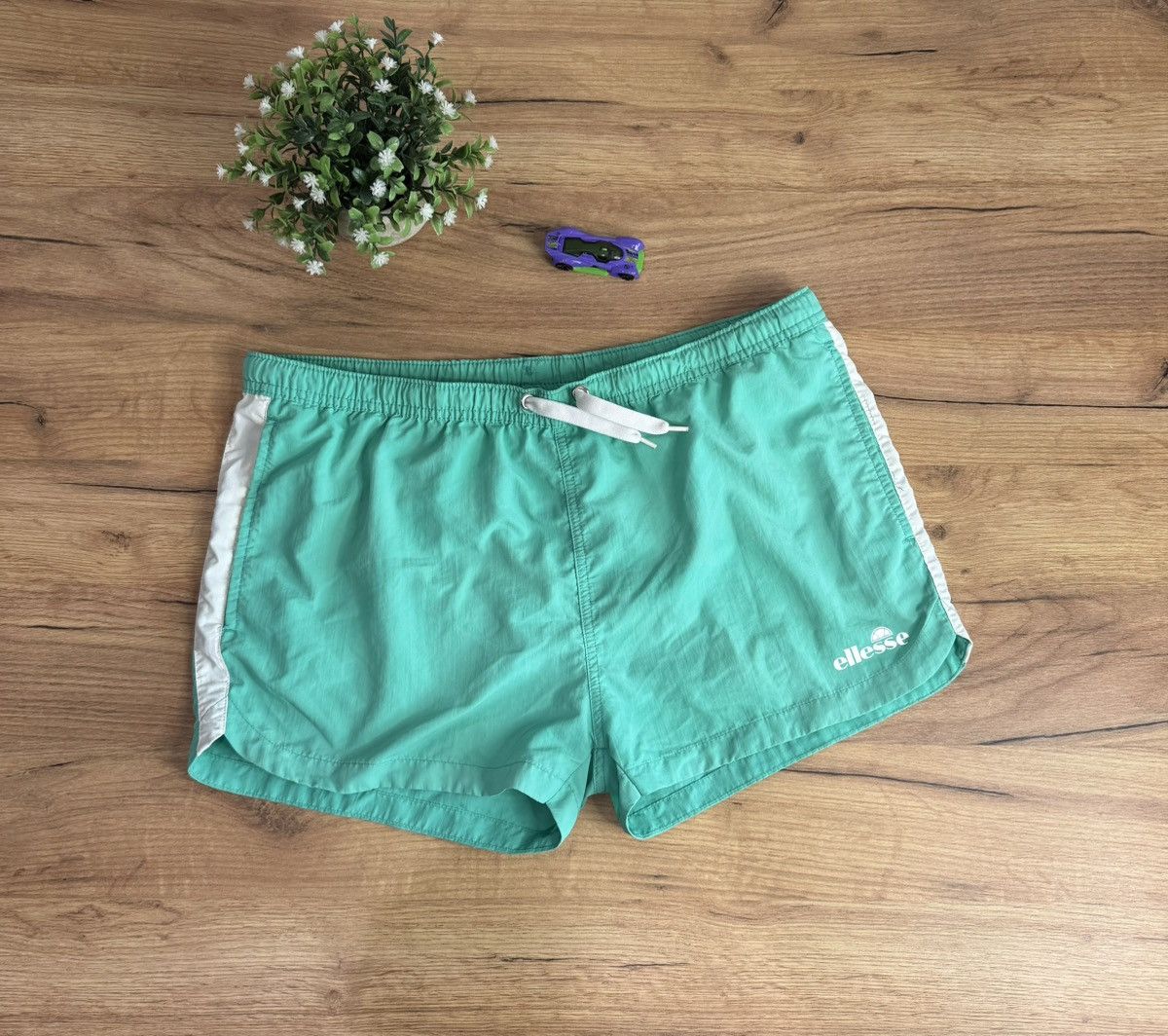 Ellesse Ellesse Vintage Men’s Swim Shorts Mint Green - Size M Size US 32 / EU 48 - 1 Thumbnail