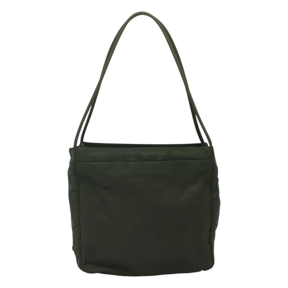 Prada Re-Nylon Khaki Synthetic Tote Bag (Pre-Owned) Size ONE SIZE - 1 Thumbnail