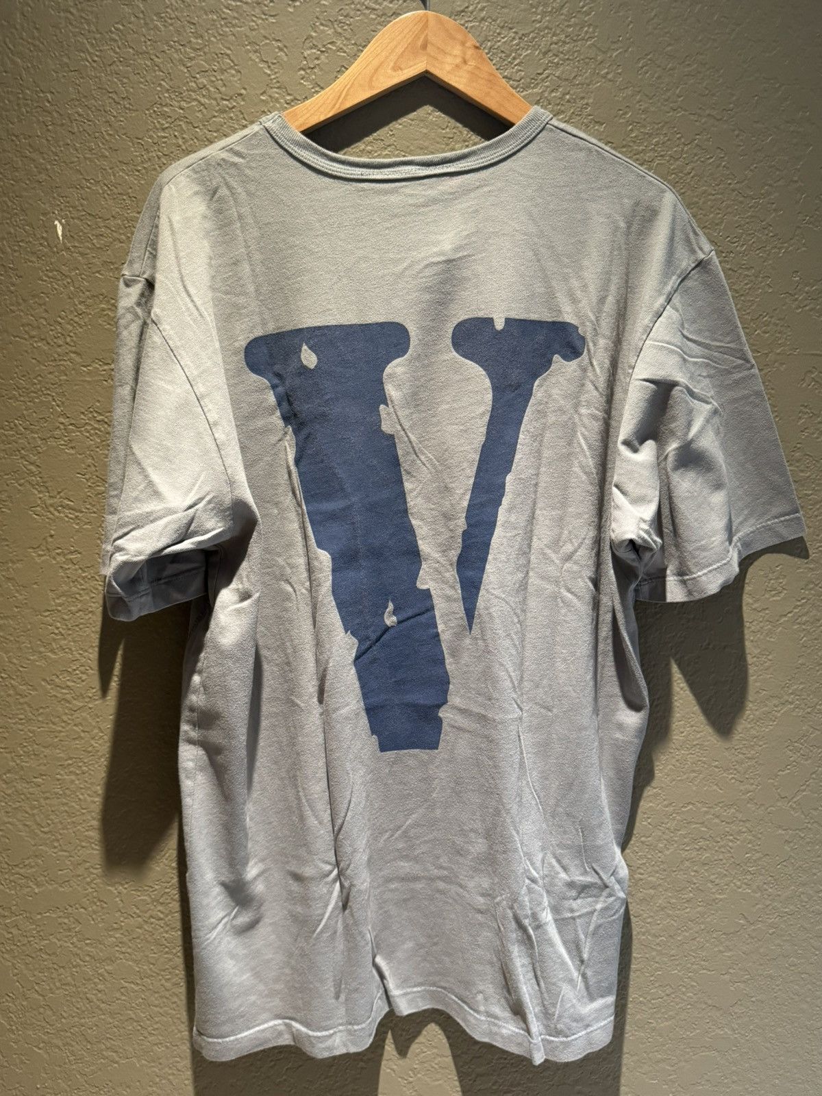 Vlone RARE* Vlone NY Pop-Up Grey/Navy Yankee Friends - Tee Size US L / EU 52-54 / 3 - 2 Thumbnail