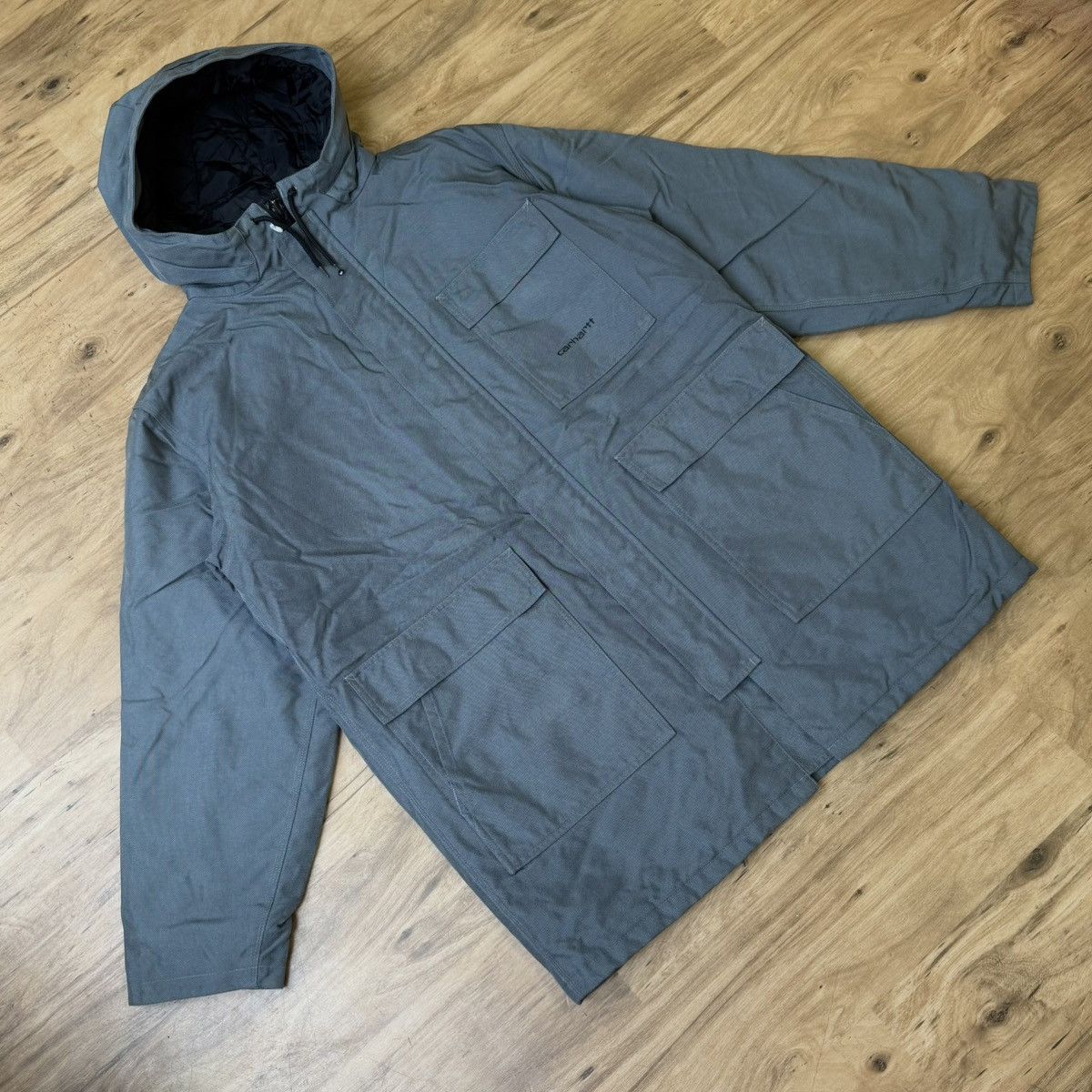 Carhartt Vintage Carhartt Hooded Insulated Cordura Jacket Parka Size US L / EU 52-54 / 3 - 1 Thumbnail