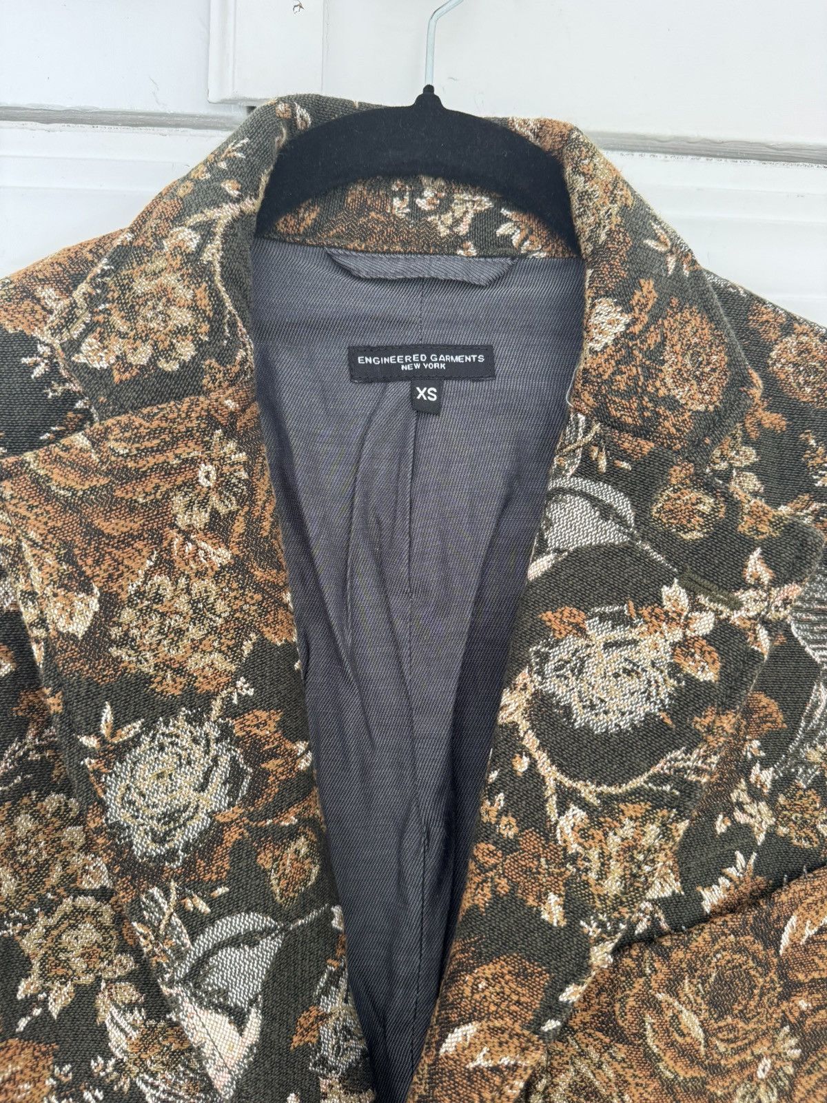 Engineered Garments Engineered Garments Baker Hummingbird Jacquard Jacket XS Size 36S - 3 Thumbnail
