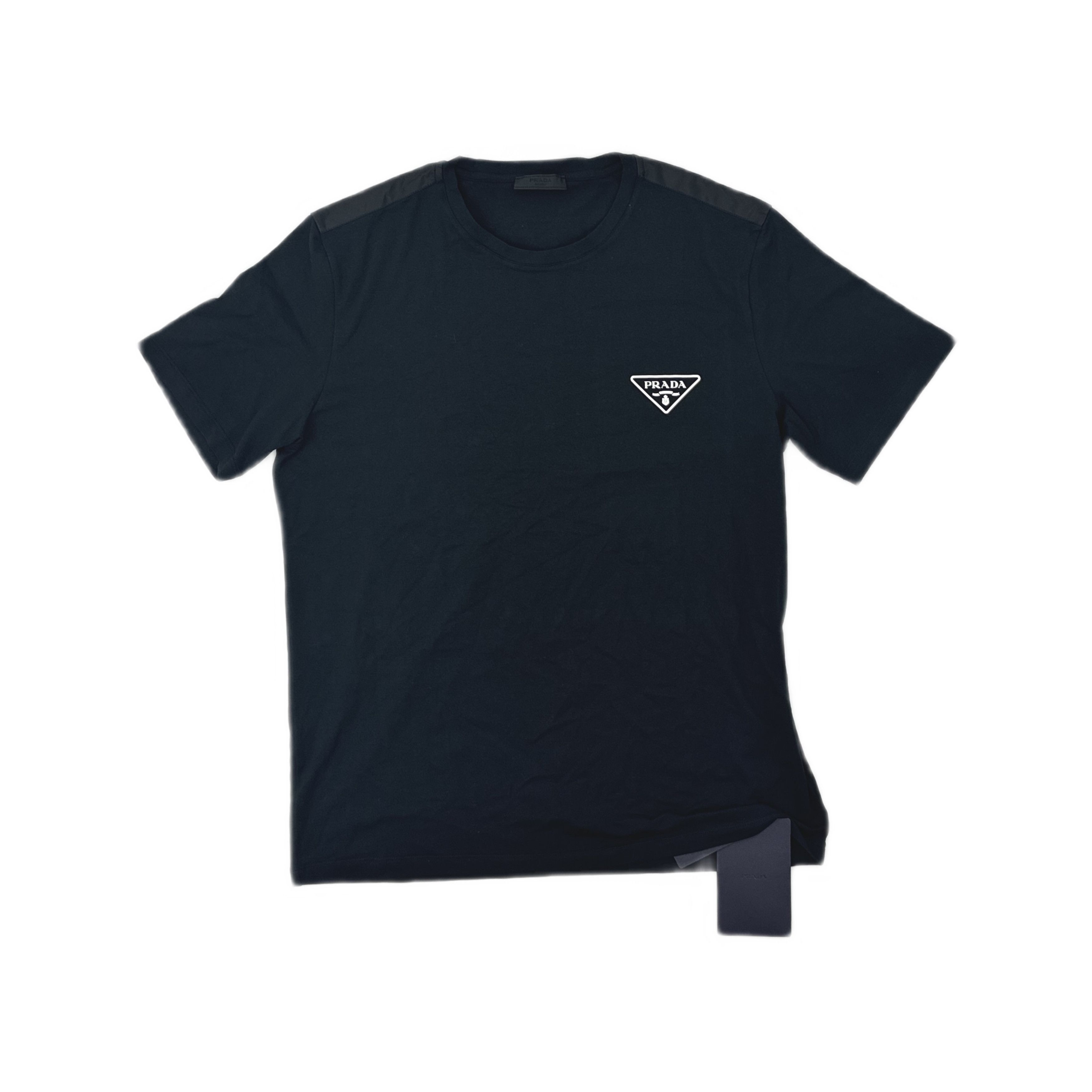 Prada Prada Logo Triangle Patch T-Shirt Size XXL Size US XXL / EU 58 / 5 - 1 Thumbnail
