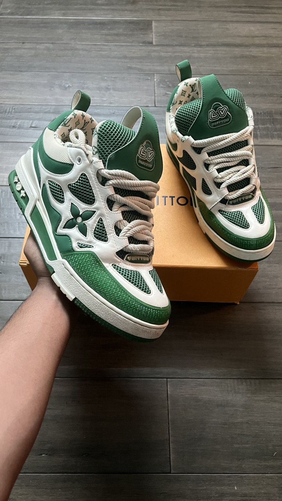 Louis Vuitton Louis Vuitton Green Skates Size US 10 / EU 43 - 1 Thumbnail