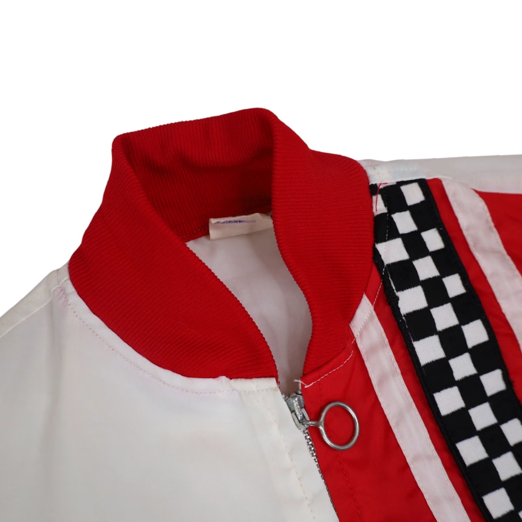 Greats VINTAGE Great Lakes Jacket Checkered Racing Windbreaker Nylon White L Men Regular Size Jacket Size US L / EU 52-54 / 3 - 6 Thumbnail