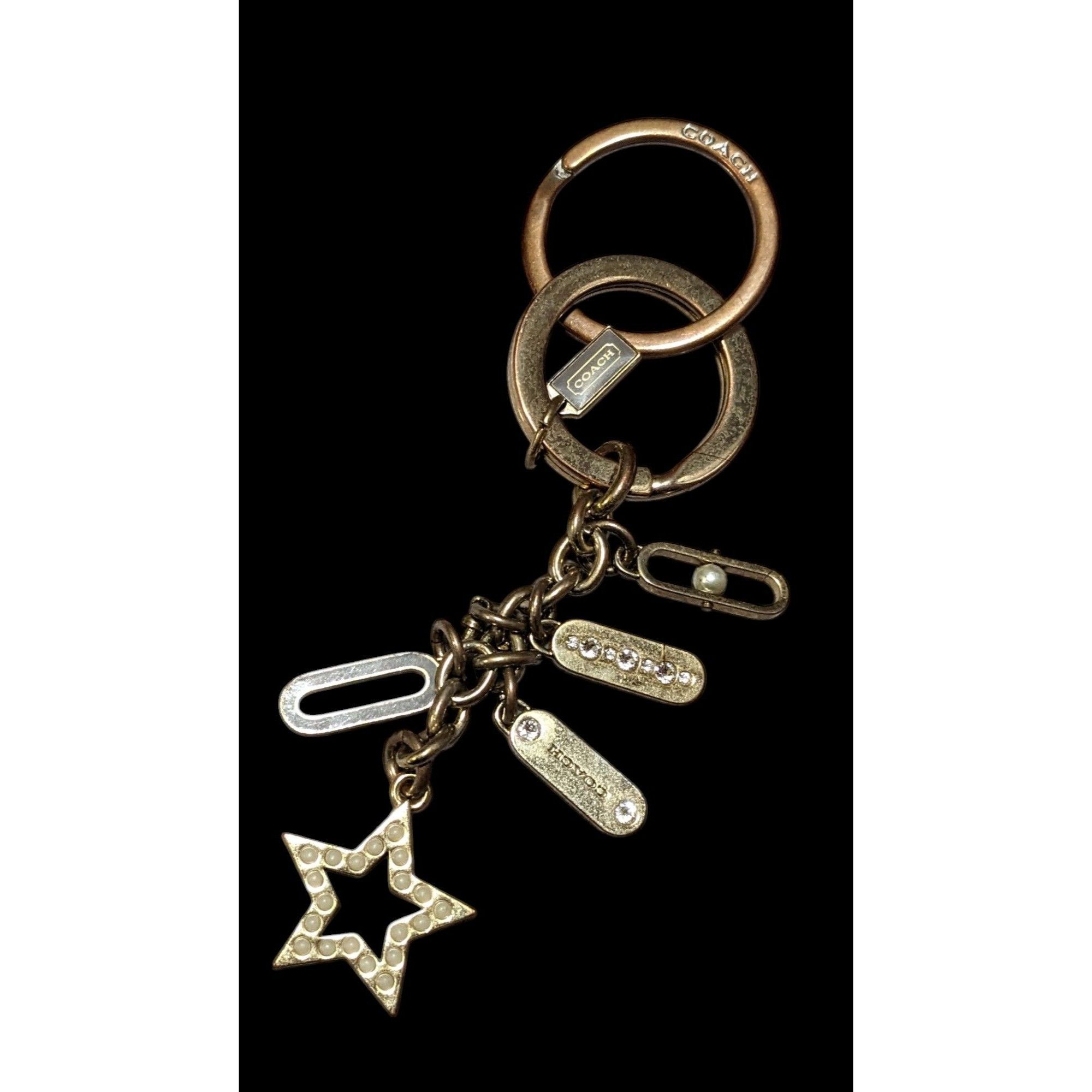 Coach Gold Tone selling Keychain